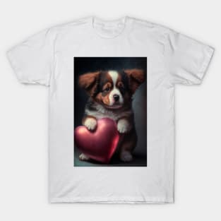 Valentine Puppy 1 T-Shirt